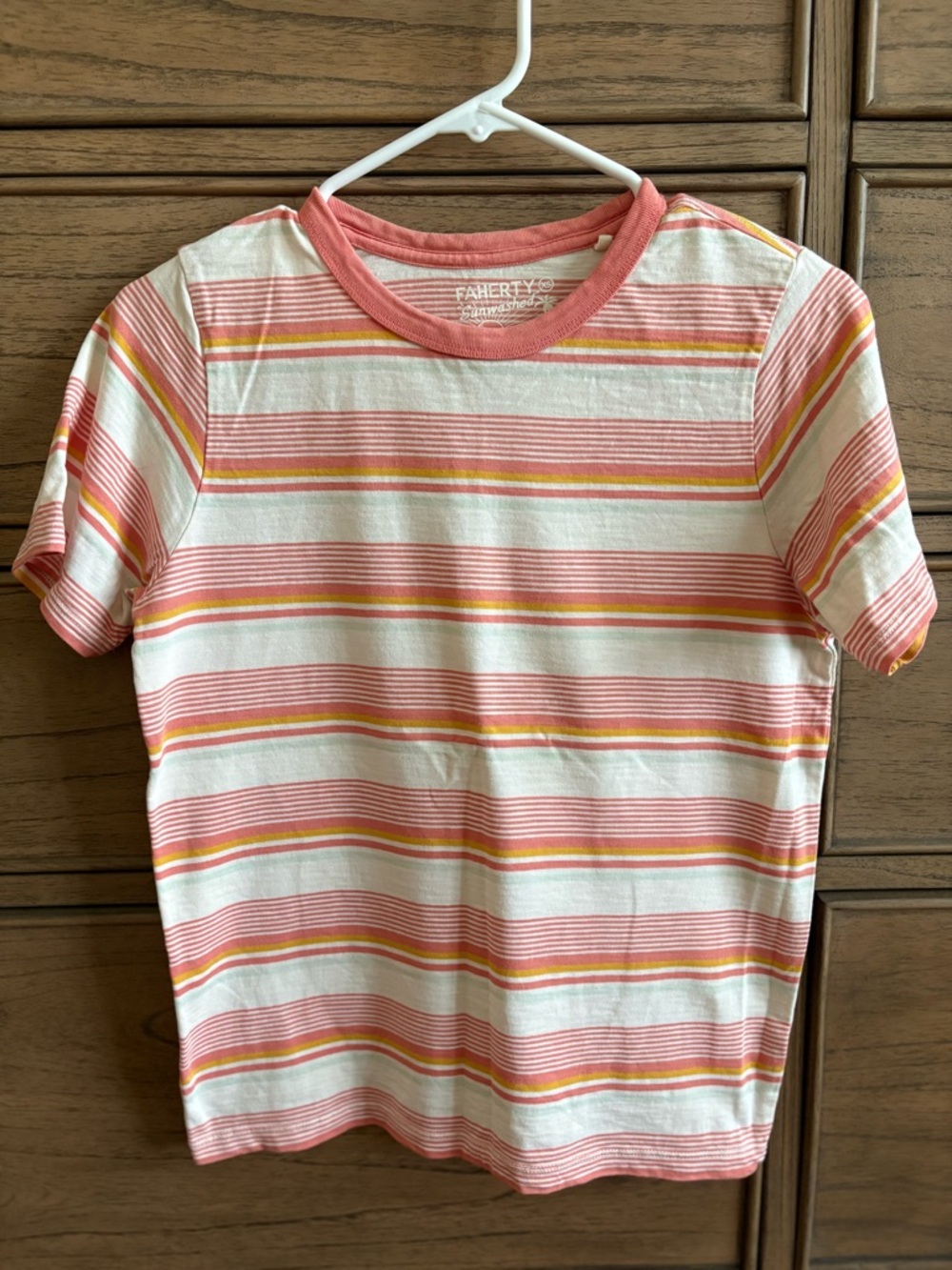 Faherty sunwashed striped Tshirt
